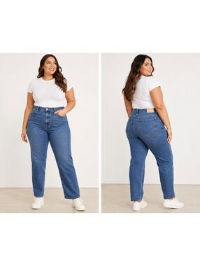 Everlane The Way-High Jeans Women’s 32 L High Rise Straight Legic  OrganicCotton